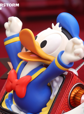 MORSTORM迪士尼正品限量手办玩具电视机唐老鸭潮玩周边礼物摆件