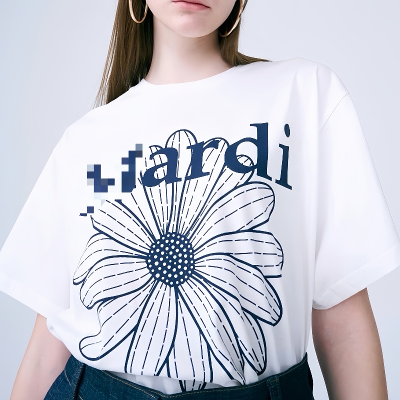 MAR-UR收下摆小毛圈运动T恤