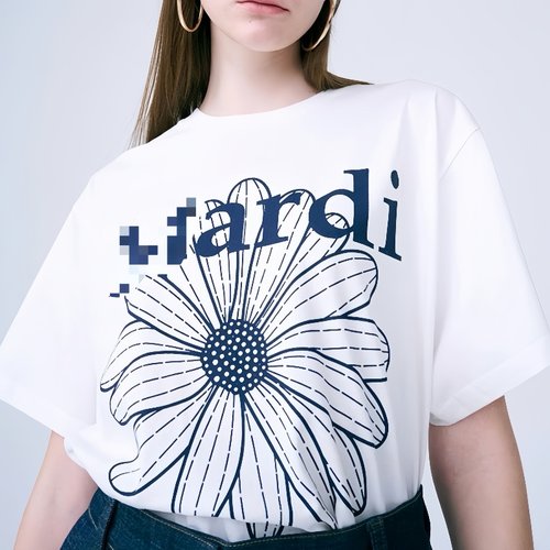 MAR-UR收下摆小毛圈运动T恤