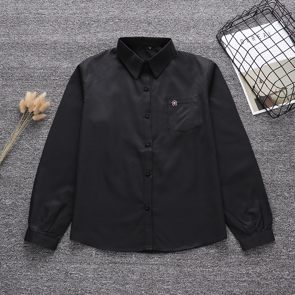 现货日本正统JK制服长袖尖领衬衫角襟刺绣粉色正统jk制服在类目 女装/女士精品, 衬衫中 - 来自Buy2taobao.com提供专业的淘宝代购服务