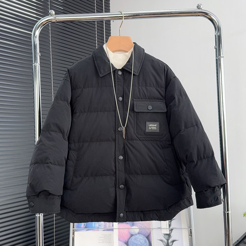 啦芙莱童装男女童翻领羽绒服