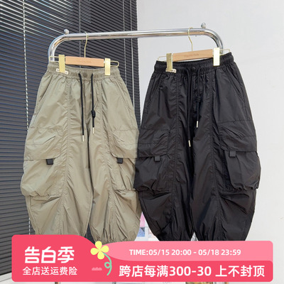 男童薄裤子夏款中大童透气休闲裤