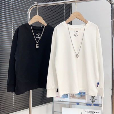 男童t恤春装中大童长袖打底衫