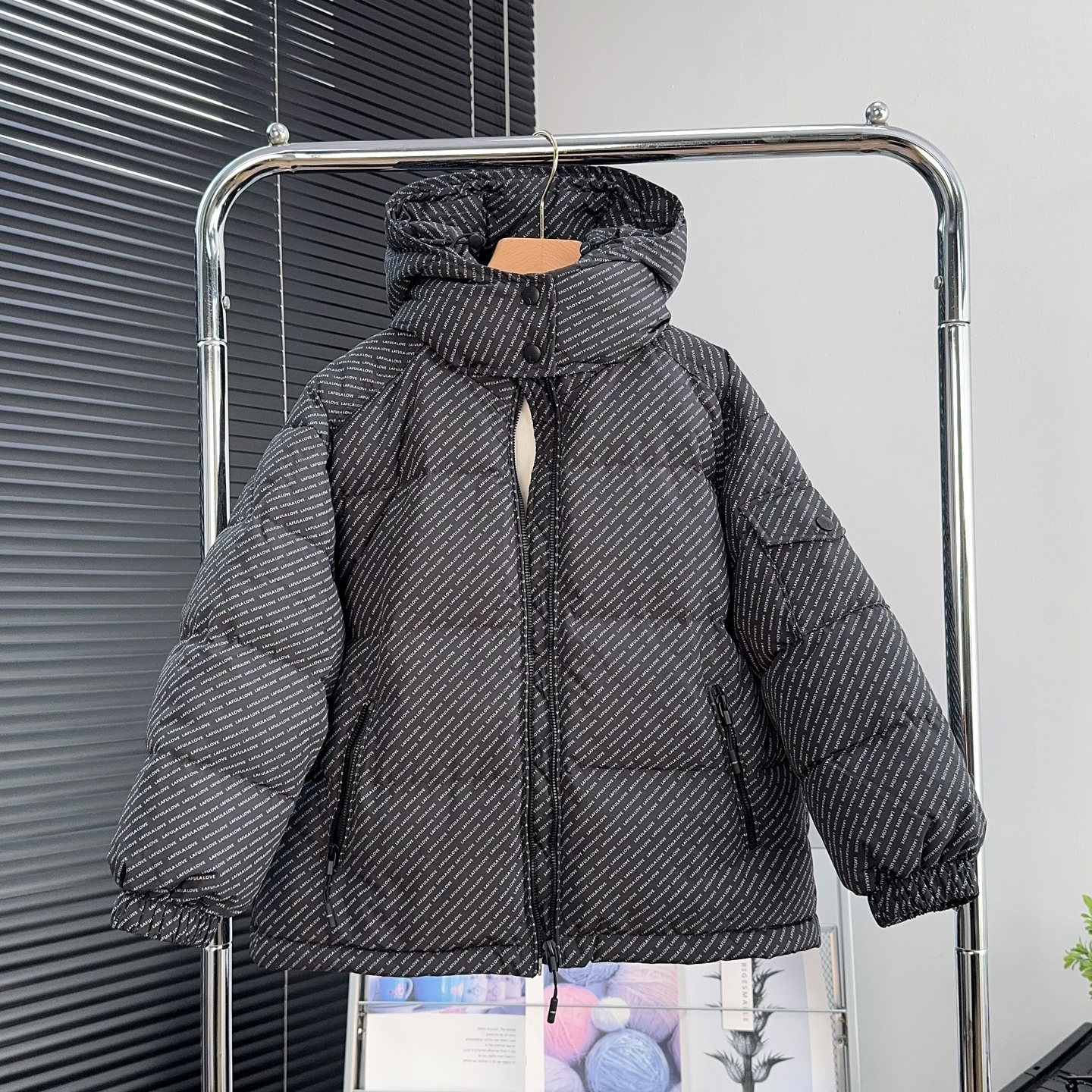 啦芙莱童装儿童90白鸭绒外套