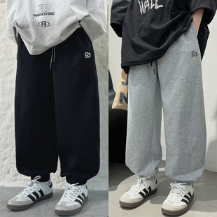 薄款 秋季 裤 子中大童休闲裤 7536 爱木橦童装 儿童针织卫裤 男童运动裤