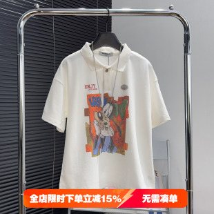 啦芙莱童装男女童短袖POLO衫2026夏季中大童翻领半袖儿童T恤8357