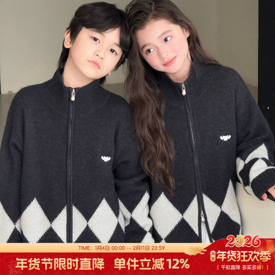 G+童装男女童针织开衫