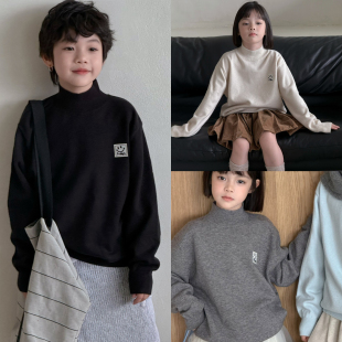 G+童装男女童针织衫秋冬款中大童套头毛衣韩版儿童打底衫潮528002