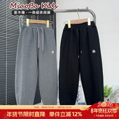 男童一体绒休闲裤 冬款 中大童卫裤 爱木橦童装 儿童加绒运动裤 7310