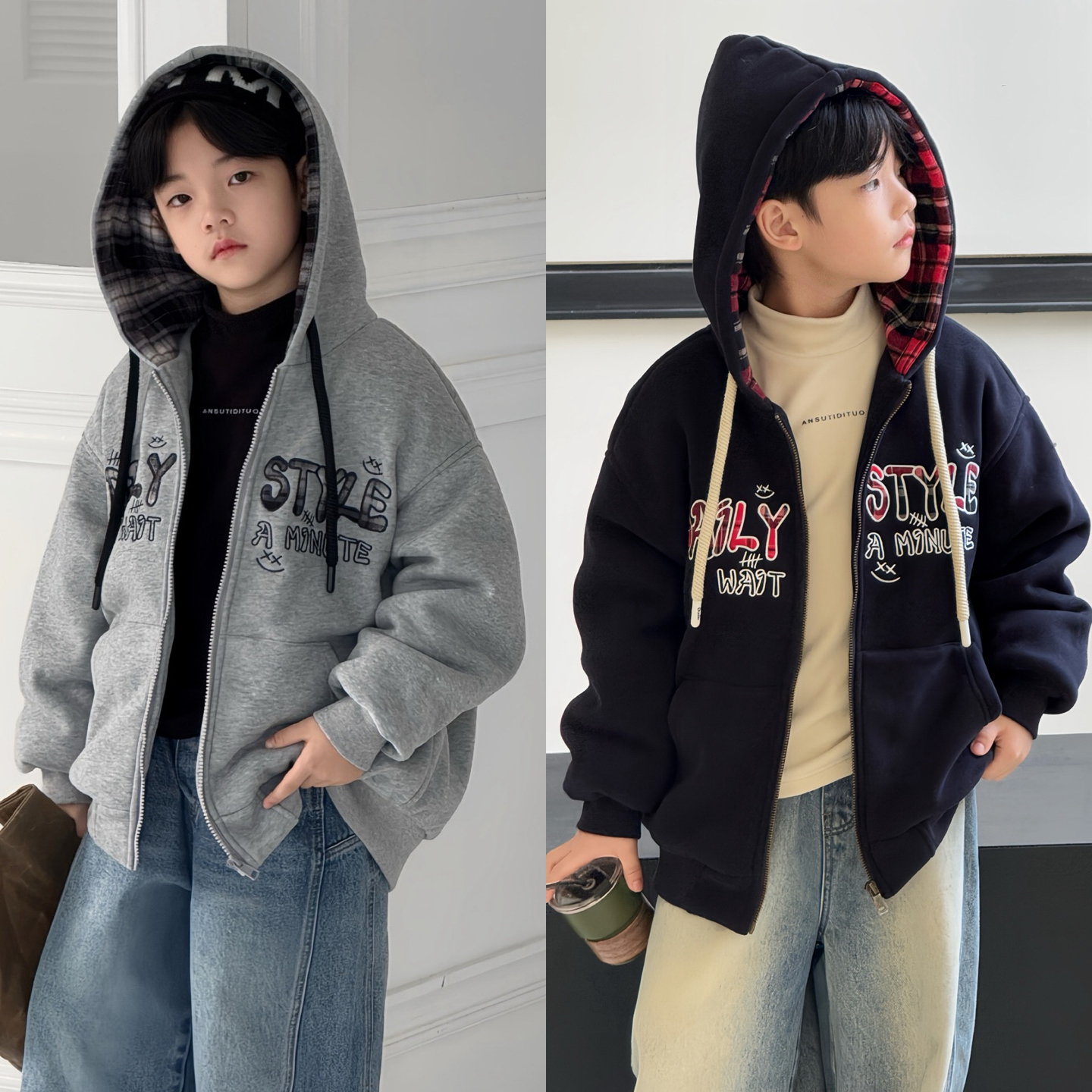 大E小e童装男女童夹棉外套