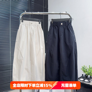 谷米古童装男童薄款休闲裤夏季中大童透气工装裤韩版儿童防蚊裤潮