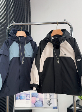 牛哆哆童装男童夹棉冲锋衣冬季中大童风衣夹克儿童加厚外套69152