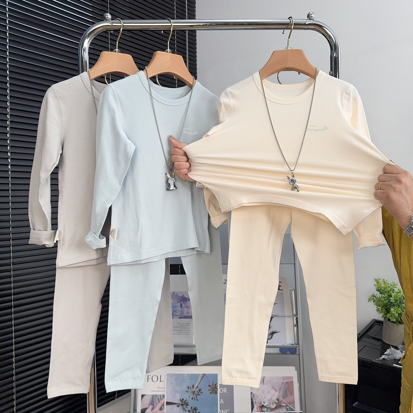 品牌童装儿童纯棉内衣套装