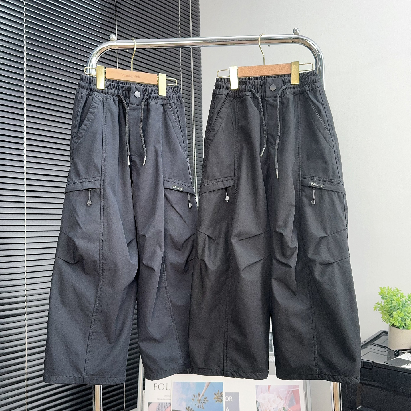 天依角童装男童加厚休闲裤