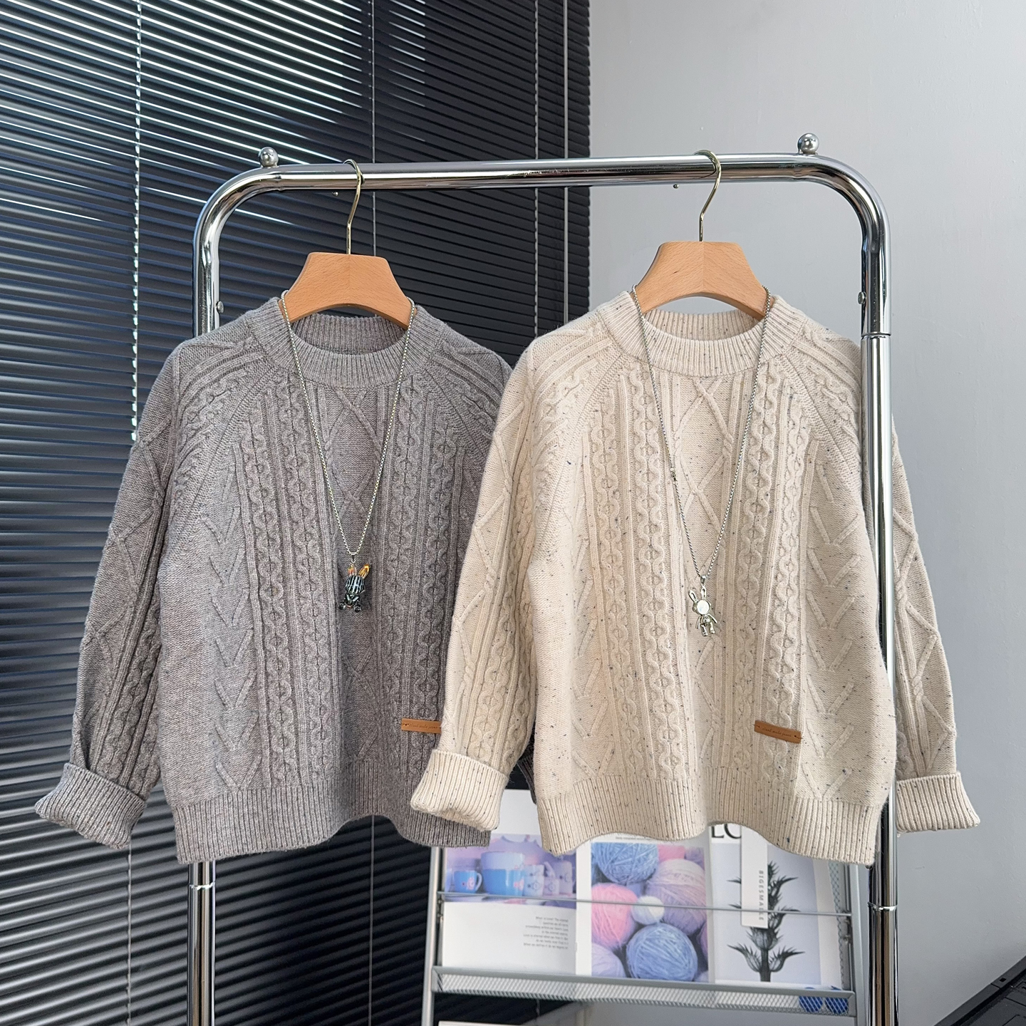 乔贝乐童装男女童圆领毛衣