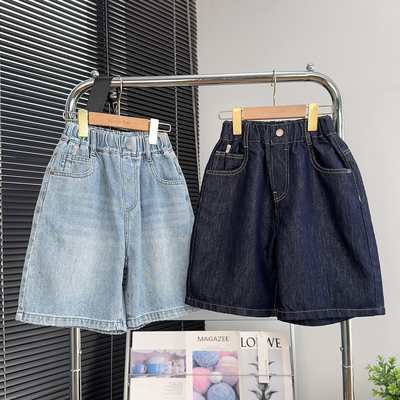 爱木橦童装儿童牛仔短裤