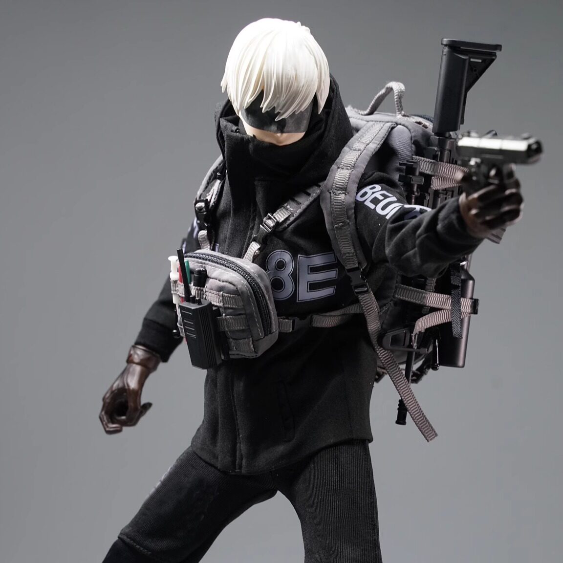 i-bag 1/6 Mil-Tec巡逻突击战术背包+胸挂包(组合款)无配件