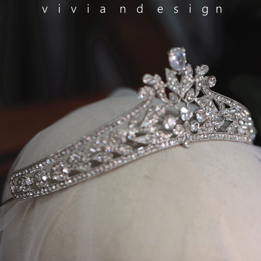 婚禮成人宴會輕奢皇冠發飾