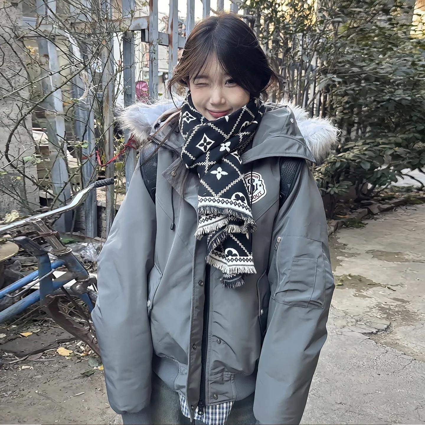 派克服棉服女款2025新款韩系宽松工装棉衣小个子冬季棉袄加厚外套