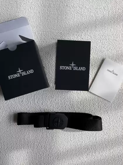 Functional Island Belt for Men, Black, ins Trendy Brand, High Street Versatile, Smooth Buckle, Metal Head, Canvas Webbing Belt, Belt