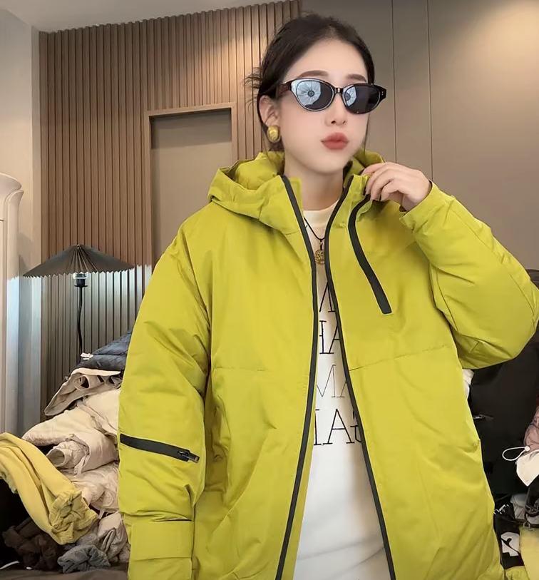 过冬款加厚派克服女2025冬季新款韩版宽松连帽中长款冲锋衣棉服潮