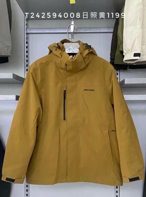 肯拓普242594008户外25秋冬男女新款冲锋衣活里活表两件套三用衣