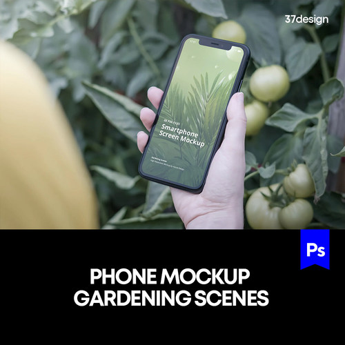 iPhone手机屏幕UI界面设计效果展示样机mockup智能贴图ps素材模版