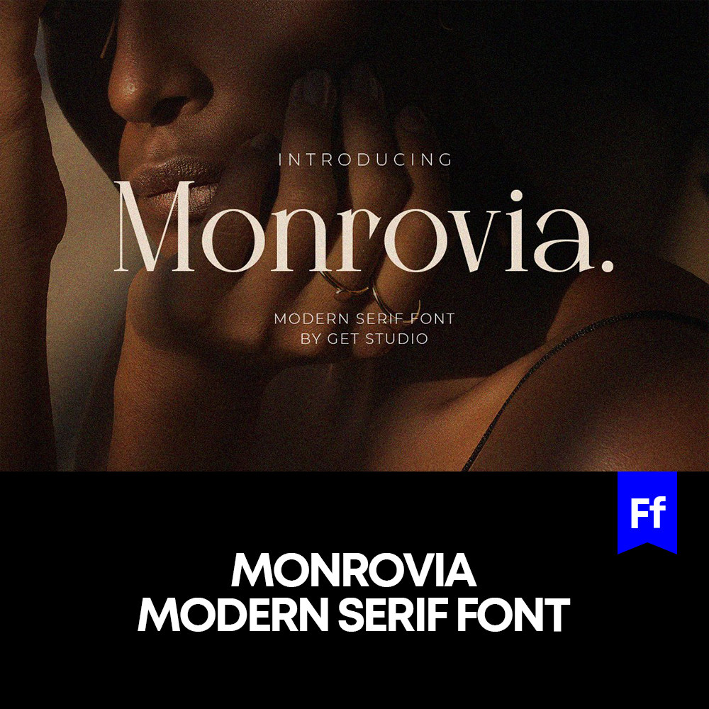 monrovia 美学复古衬线英文字体logo标识排版版式字体安装下载mac