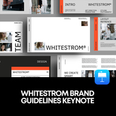 30张极简logo标识视觉导视平面VI设计展示排版 keynote模版 版 式