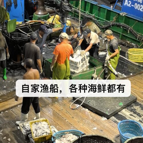 自家渔船鲜活野生斑鱼虾蟹贝壳类皮皮虾新鲜送货到家