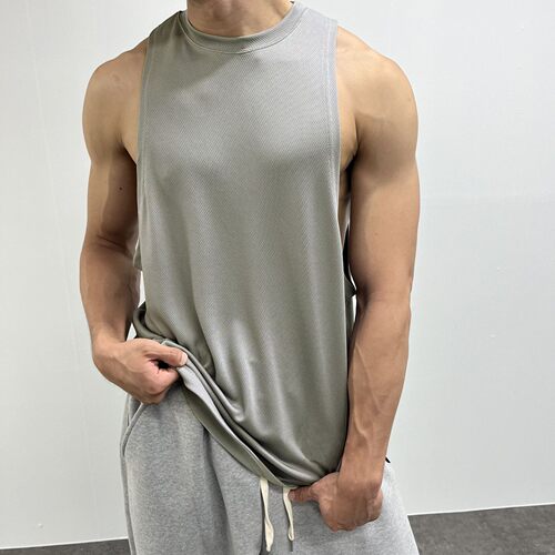 夏季新款美式运动背心男