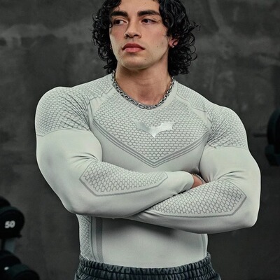 YOUNGLA潮流美式运动长袖男