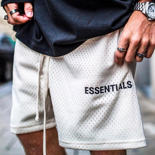 潮牌fog短裤五分裤essentials