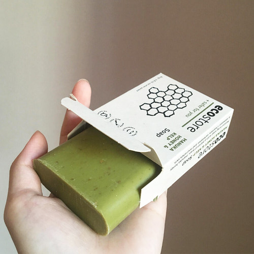 【保税】新西兰宜可诚ecostore羊奶皂椰子蜂蜜洗脸洗澡沐浴香皂