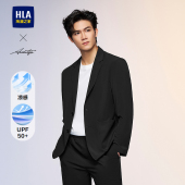 男 系列休闲西服26春夏新防晒平驳领西装 HLA 海澜之家轻商务时尚