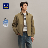 经典 翻领羽绒服26春薄款 休闲保暖鸭绒外套男 海澜之家时尚 HLA