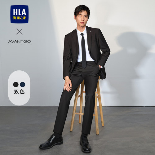 海澜之家商务绅士气质礼服套装男