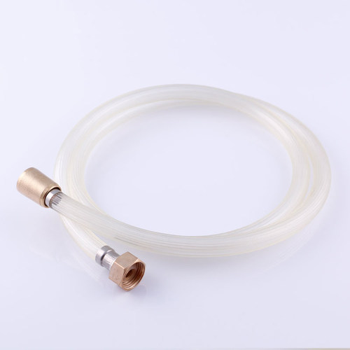 花洒软管防爆耐热透明管铜帽PVC
