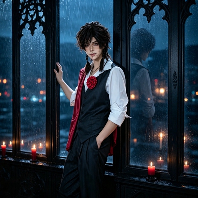 现货斗牛士cos第五人格cos服斗牛士cos服斗牛士cos斗牛士cos假发
