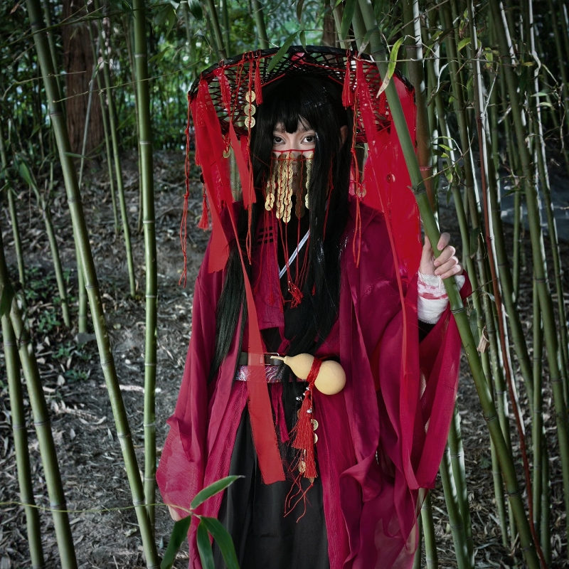 道诡异仙李火旺cos坐忘道红李火旺cos服李火旺cos李火旺cos假发