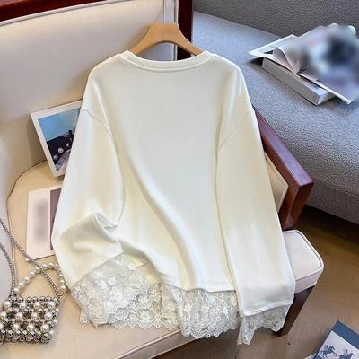 2025新款美式时尚蕾丝打底衫