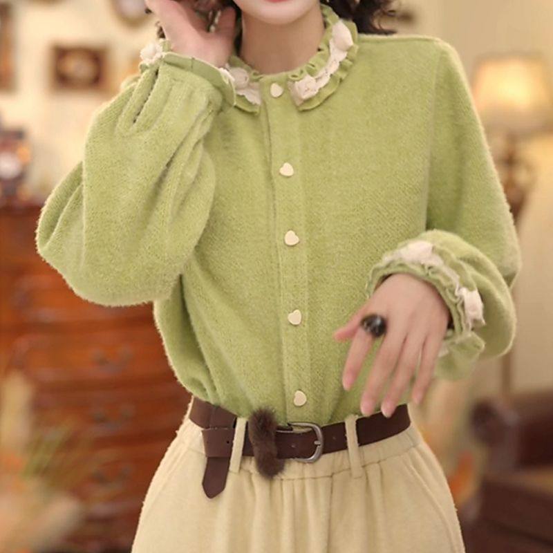 2025冬季新款设计感撞色针织衫女复古优雅气质显瘦立领长袖上衣潮,女装/女士精品,毛针织衫,淘宝优惠券,粉丝福利购,淘宝优惠卷