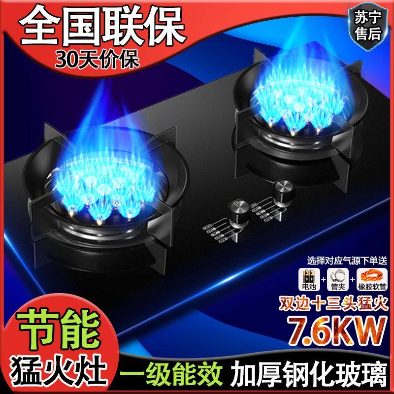 御皇好太太燃气灶双灶家