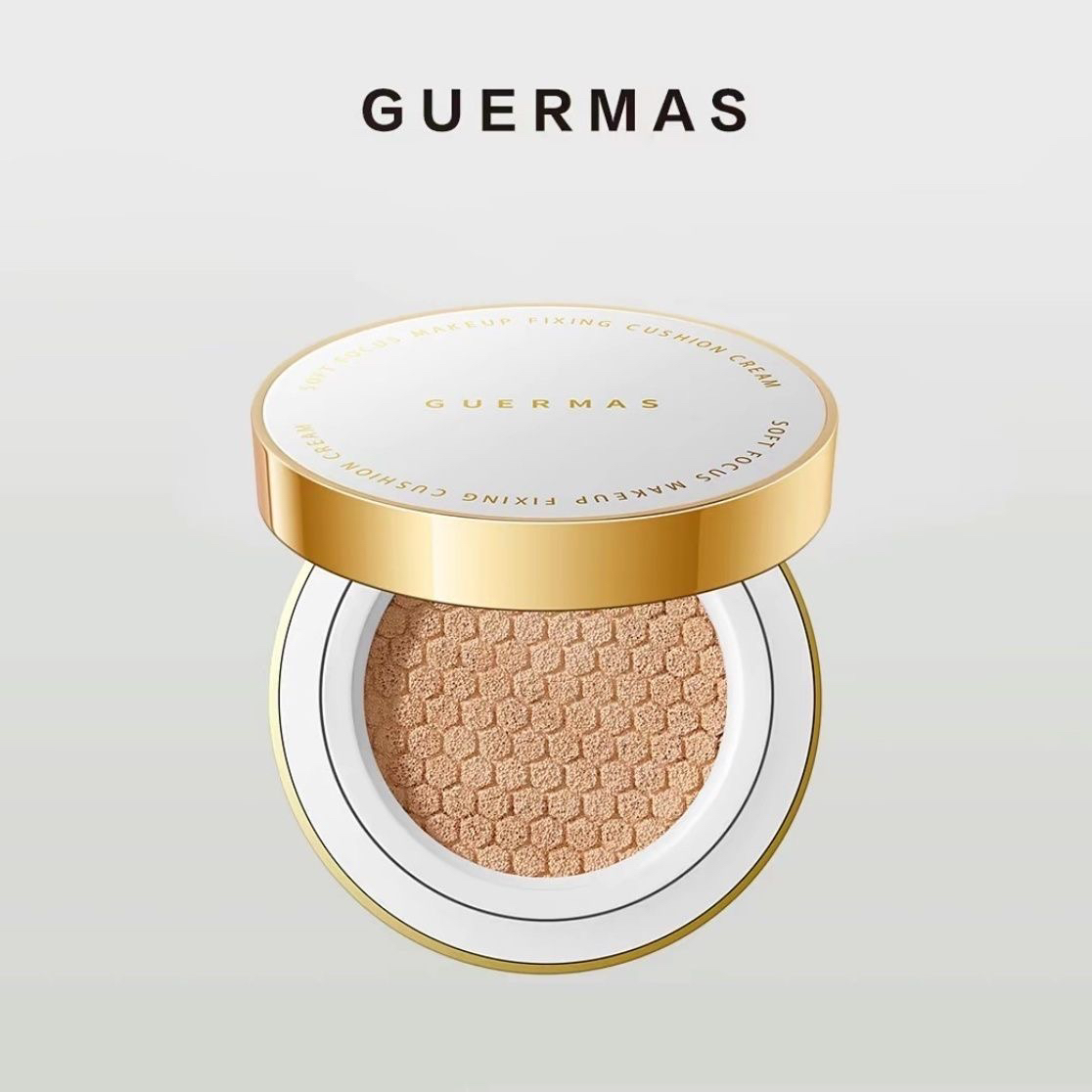 娇玛仕新款白透气垫哑光定妆遮瑕柔焦定妆气垫