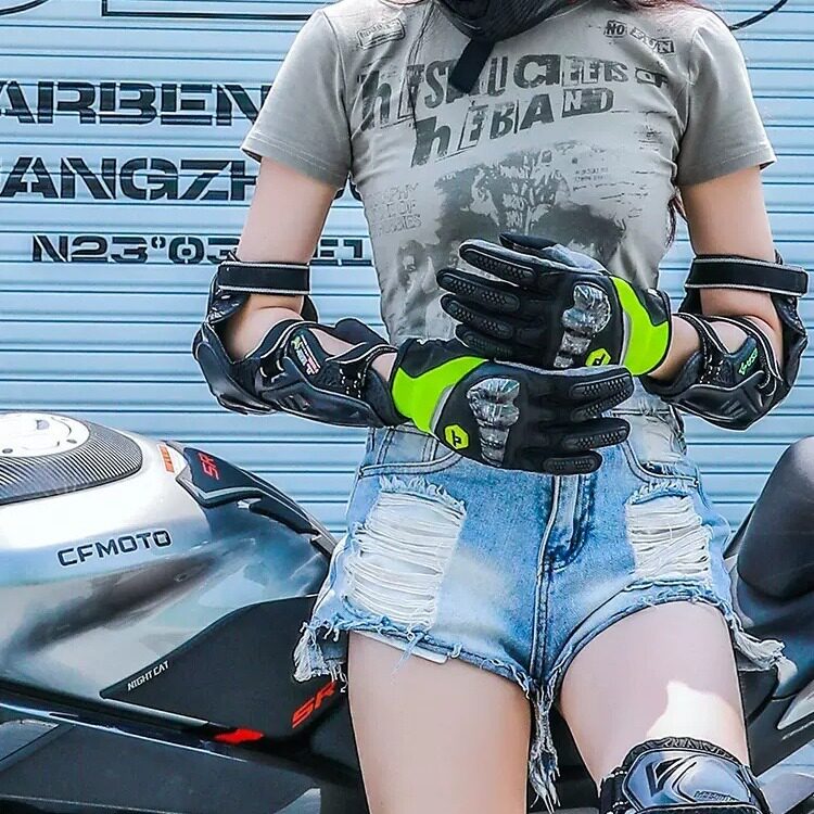 摩爵仕摩托车手套机车骑行男女夏季触屏碳纤防摔骑行越野装备M30