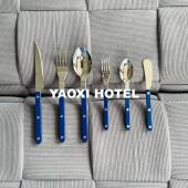 中古风304不锈钢西餐刀叉勺套装 丹枫S家 水果叉甜品勺高颜值