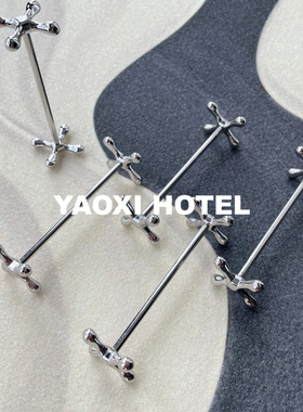 【ins网红款】亮金属餐具托高颜值筷子架创意刀叉托仪式感勺子架