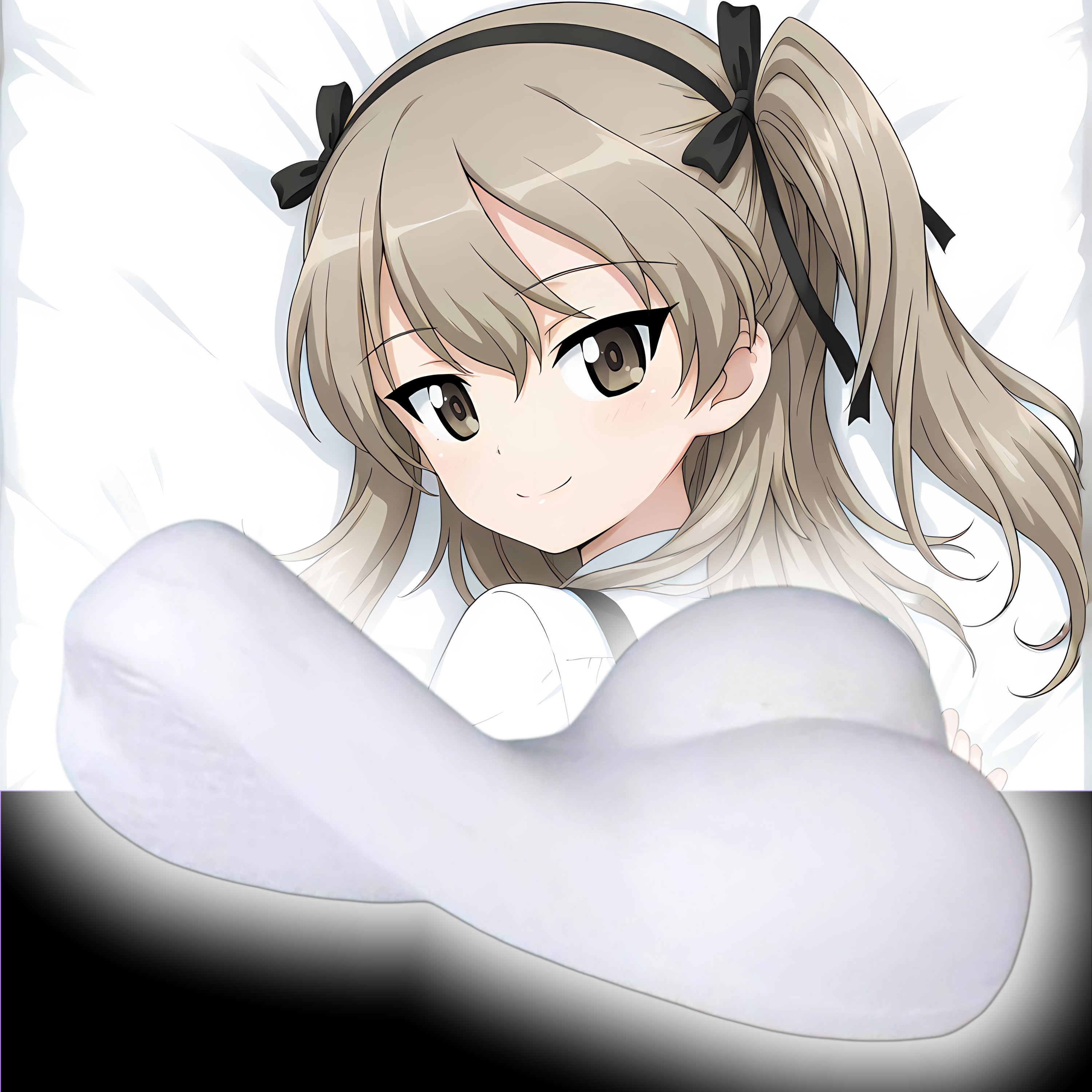 原创半身异形抱枕人形小靠枕头定制战车与少女 岛田爱里寿二次元
