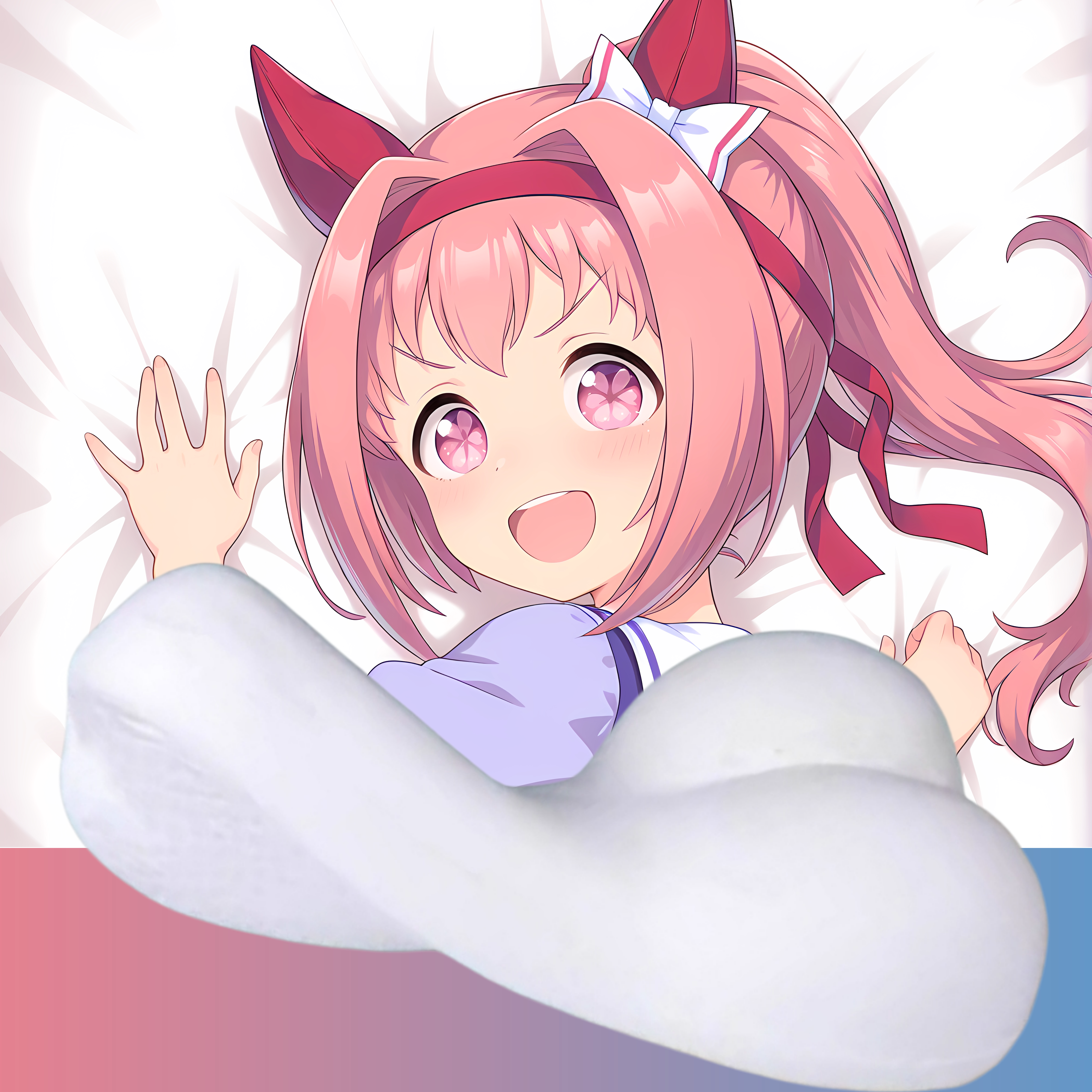 原创-半身异形抱枕人形小靠枕头定制赛马娘乌拉拉二次元游戏动漫