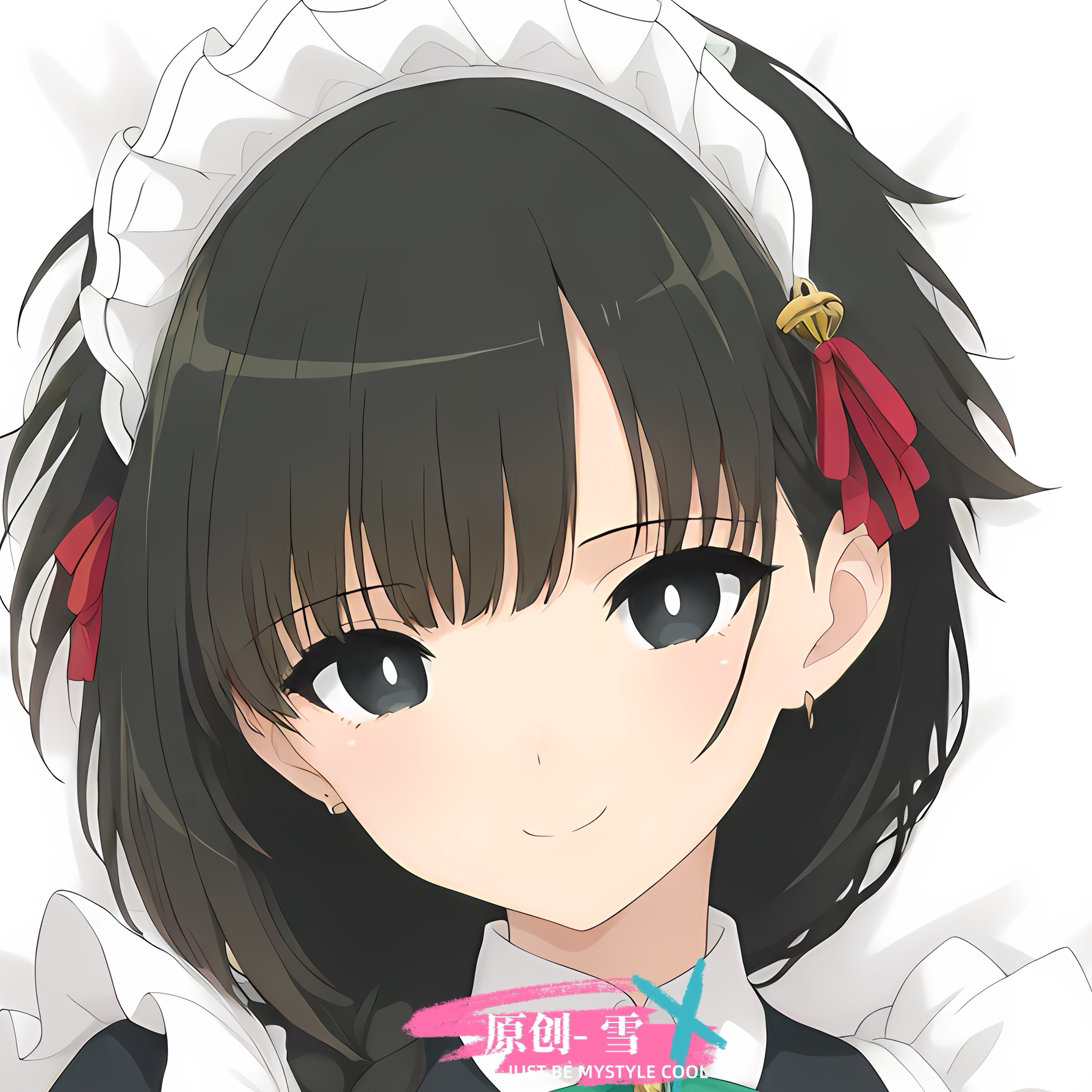 无敌萌原创-暗杀女仆冥土小姐 雪等身抱枕头大长条枕头二次元人形